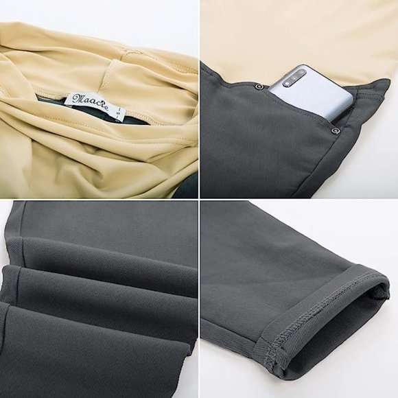 Maacie Maternity Casual Elastic 'Secret Fit' Skinny Pants M *NWT* - Picture 5 of 7